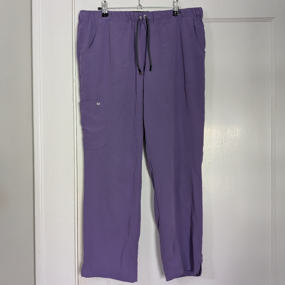 koi Next Gen Scrub Pants Purple Petite Large